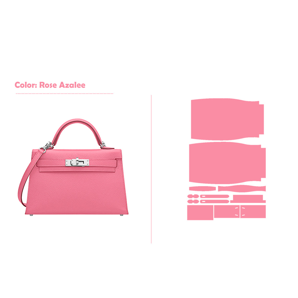 Wirkin® Full Grain Leather Mini Kylie Handbag - Advanced DIY Kit