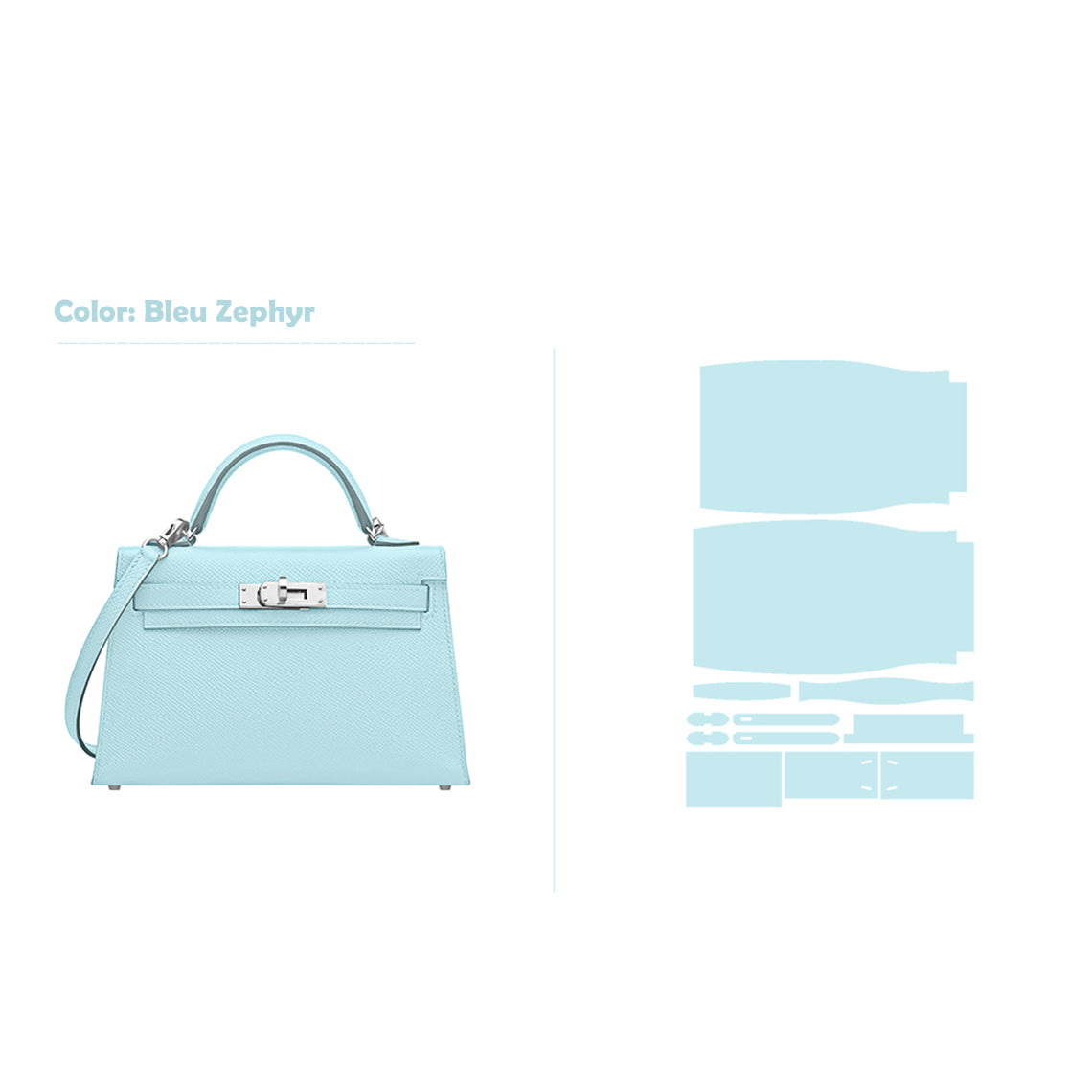 Wirkin® Full Grain Leather Mini Kylie Handbag - Advanced DIY Kit