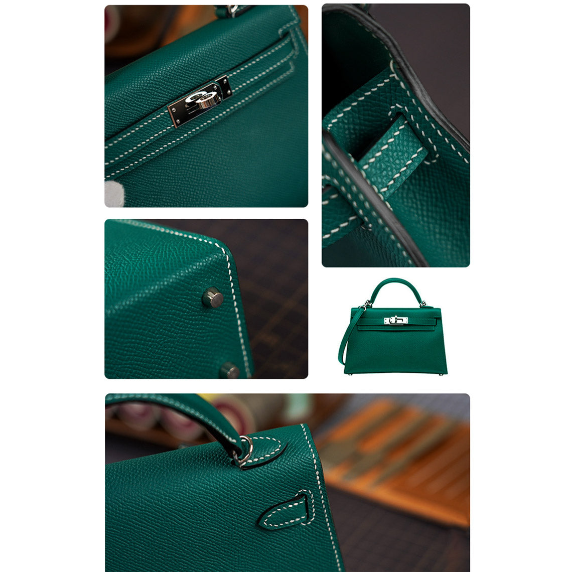 Wirkin® Full Grain Leather Mini Kylie Handbag - Advanced DIY Kit