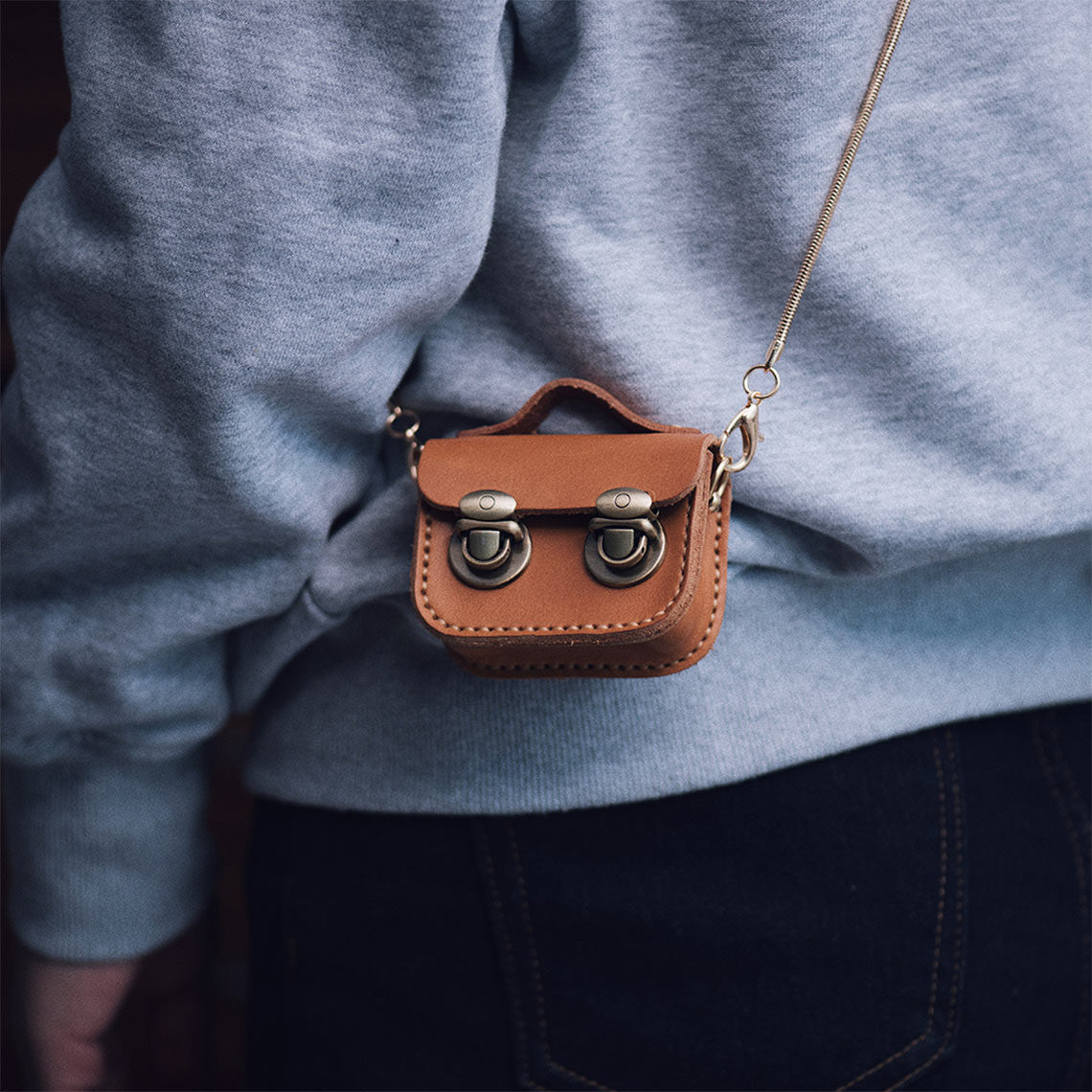 Wirkin® Full Grain Leather Mini Satchel DIY Kit