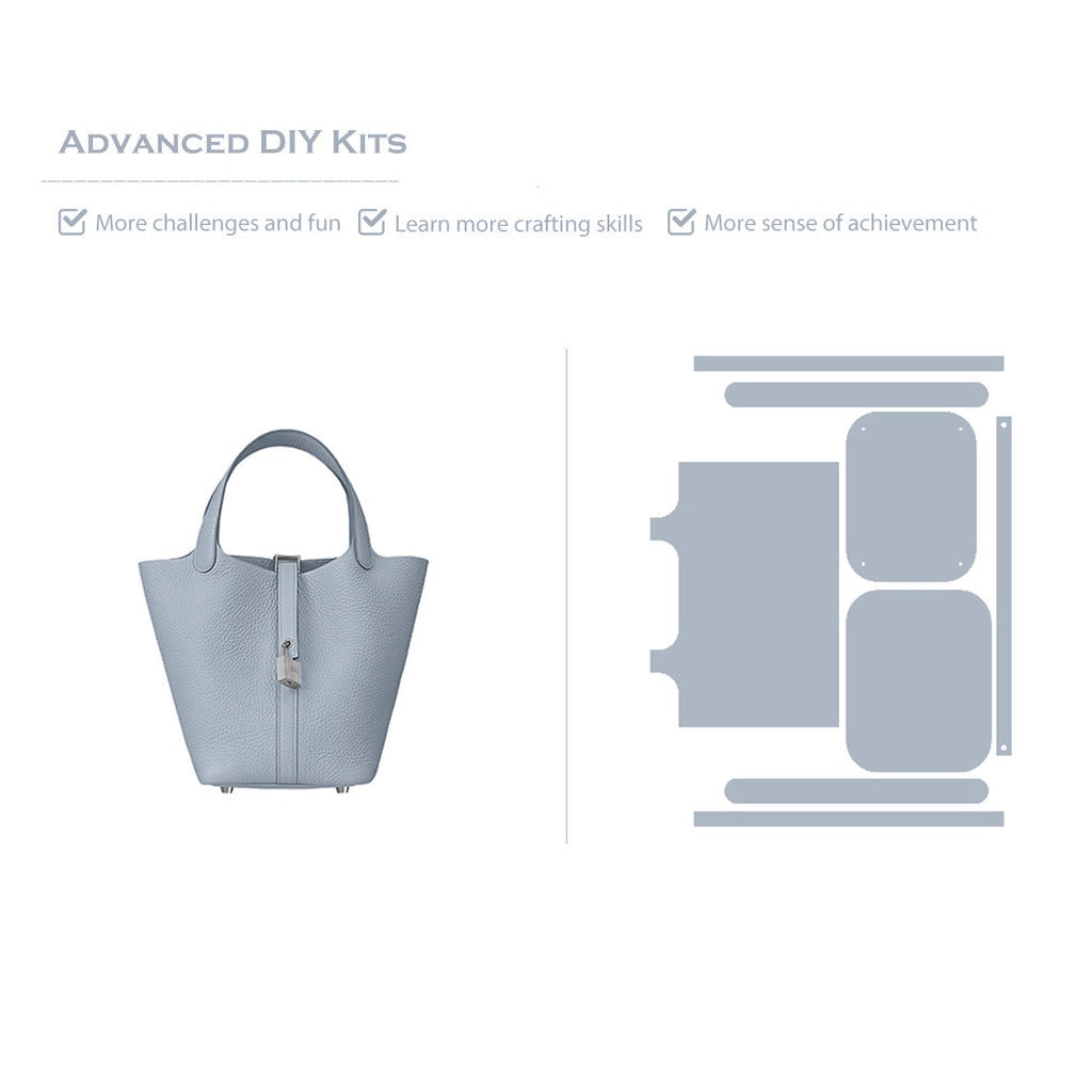 Advanced DIY Leather Kit for Crafting Lovers | Picotin Leather Bag Making Kits Semi-finished - Wirkin®