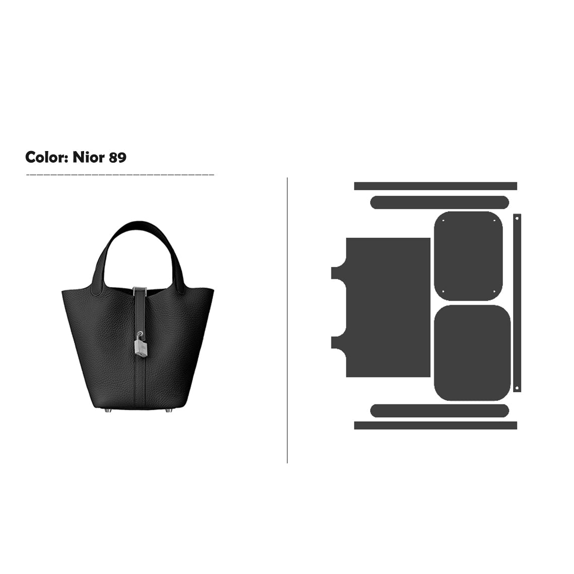 Wirkin® Full Grain Leather New Lock Tote Bag - Advanced Kits
