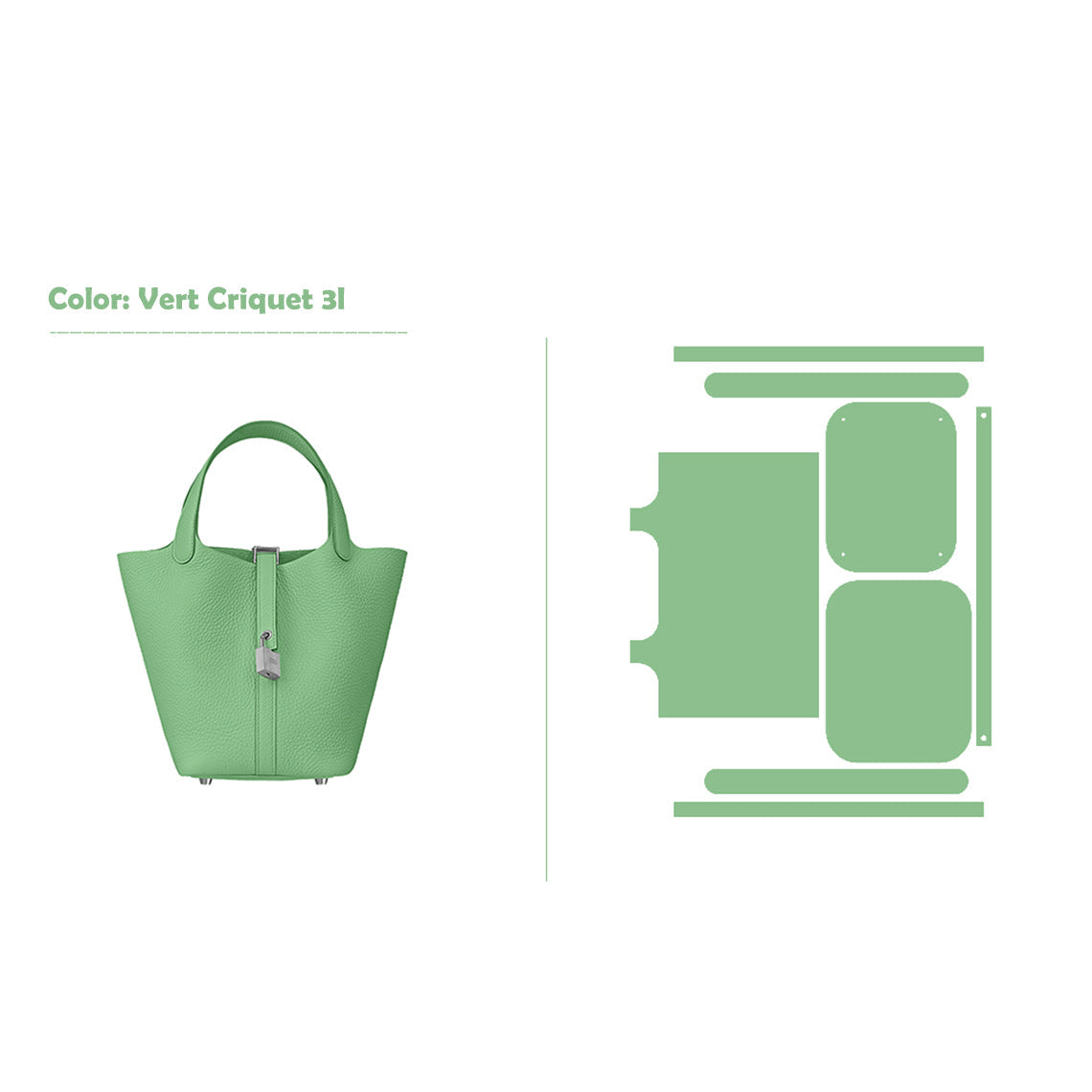 Wirkin® Full Grain Leather New Lock Tote Bag - Advanced Kits