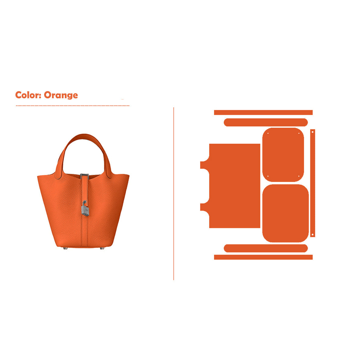 Wirkin® Full Grain Leather New Lock Tote Bag - Advanced Kits