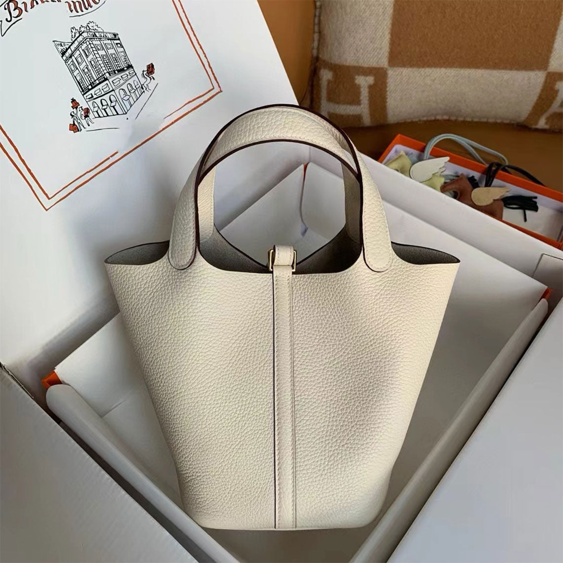 Inspired Picotine Handbag Casual Tote Bag for Women | DIY Handmade Leather Bags Christmas Gift - Wirkin®