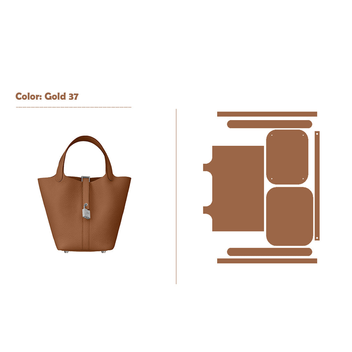 Wirkin® Full Grain Leather New Lock Tote Bag - Advanced Kits