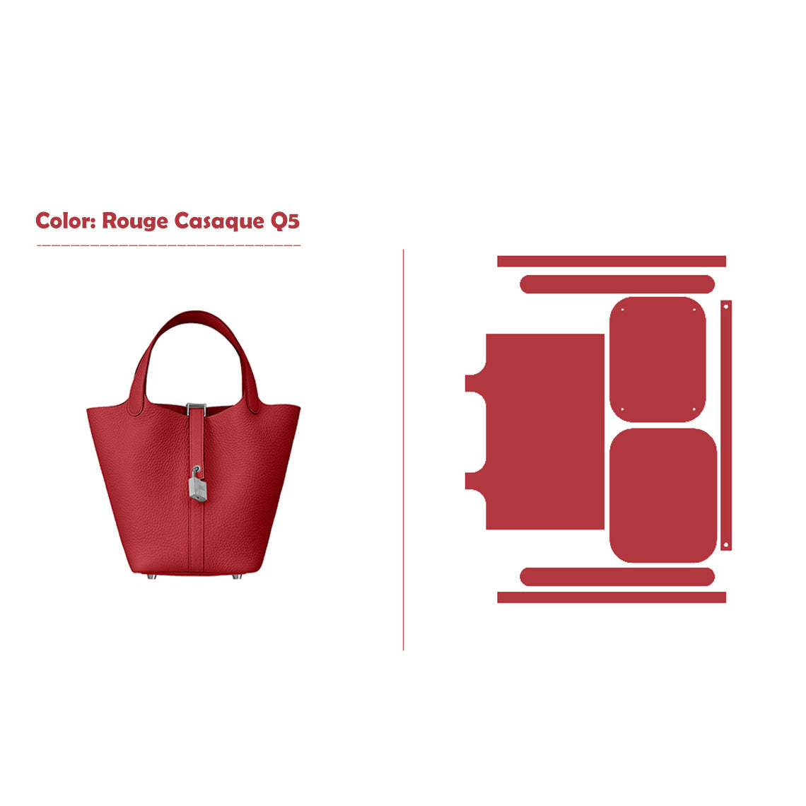 Wirkin® Full Grain Leather New Lock Tote Bag - Advanced Kits