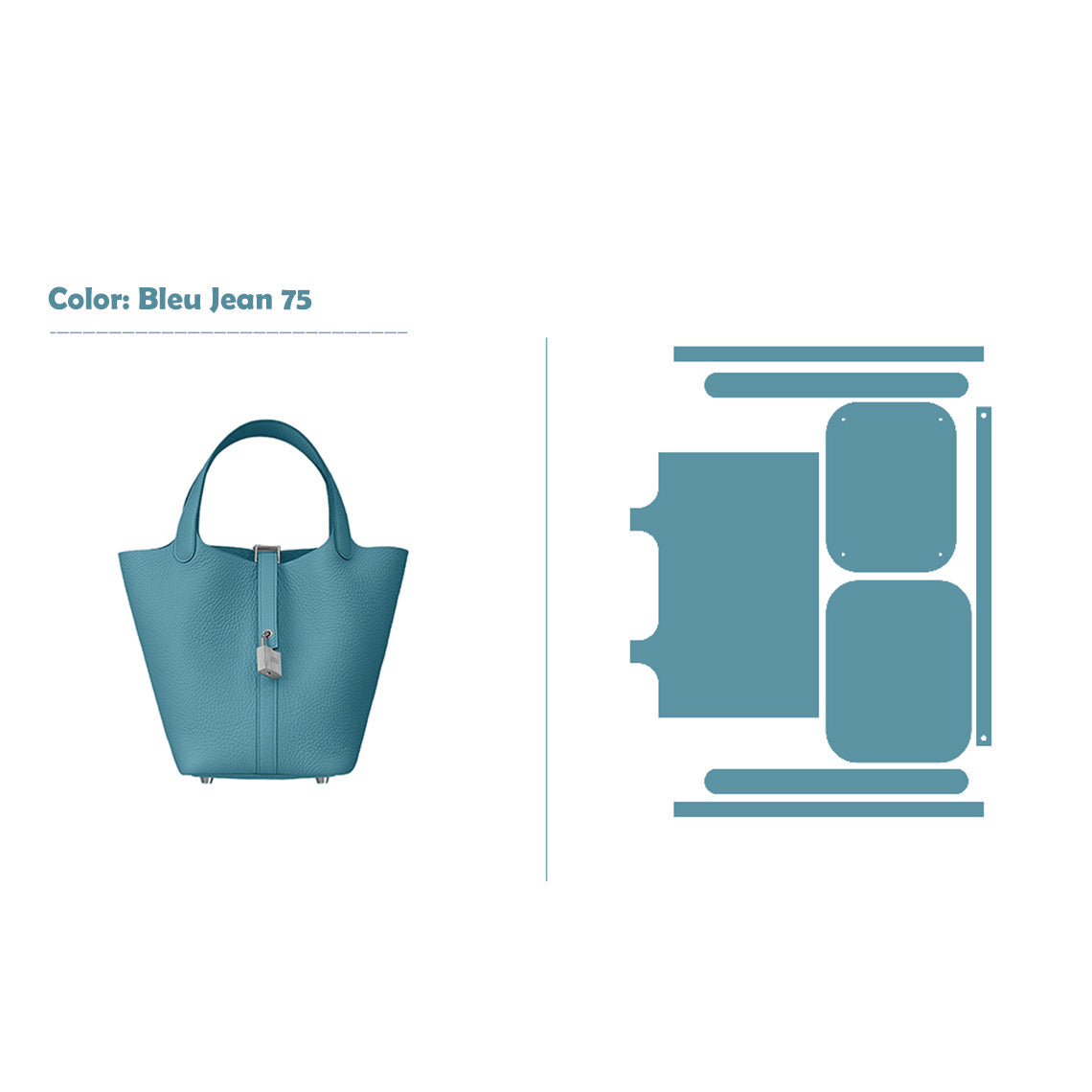 Wirkin® Full Grain Leather New Lock Tote Bag - Advanced Kits