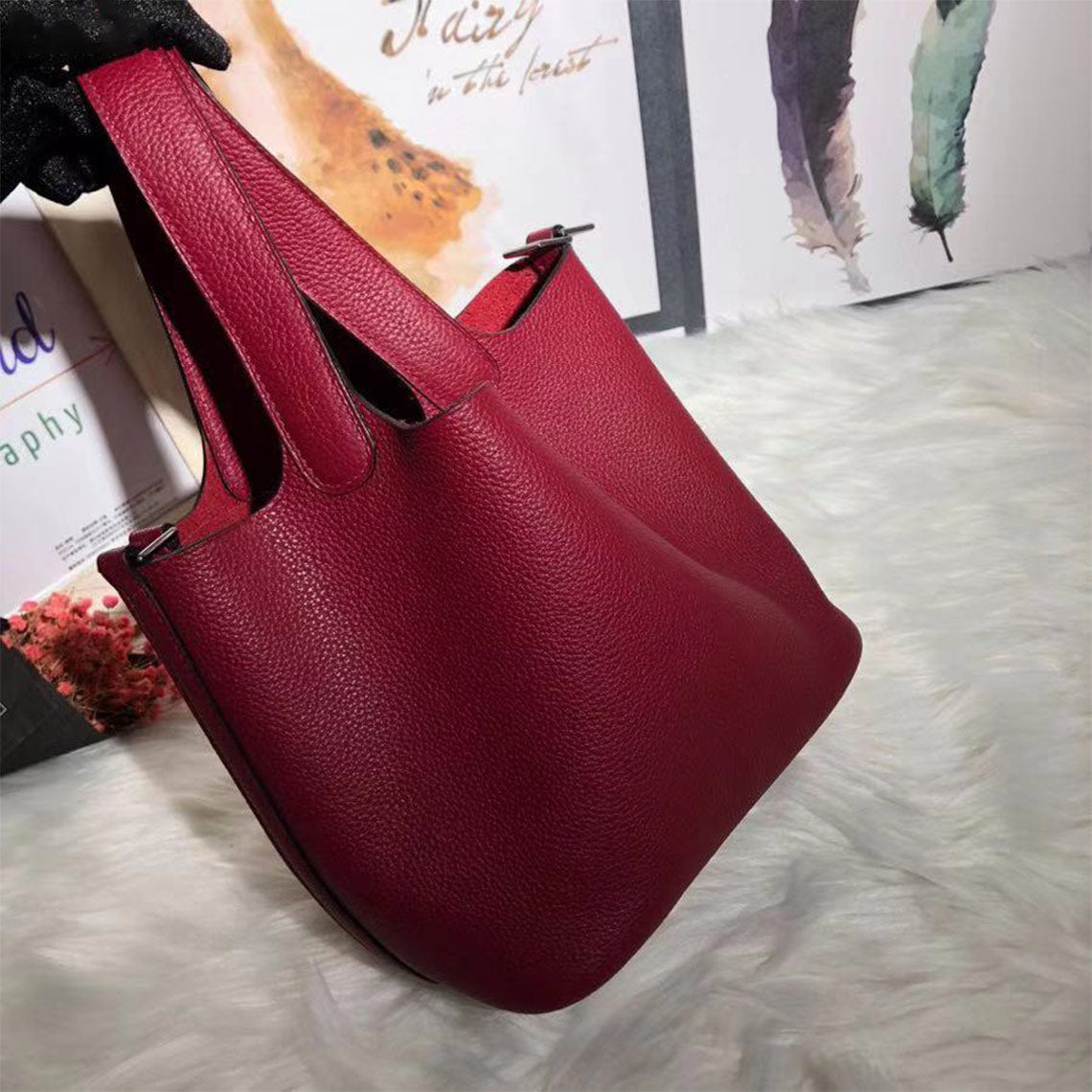 Wirkin® Full Grain Leather New Lock Tote Bag - Advanced Kits