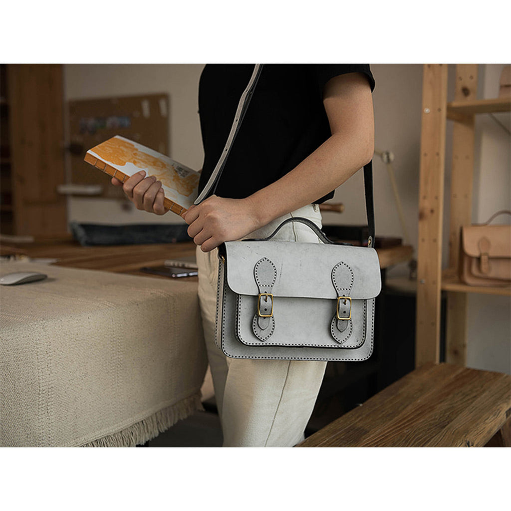Wirkin® Vegetable Tanned Leather Satchel Crossbody Bag DIY Kits