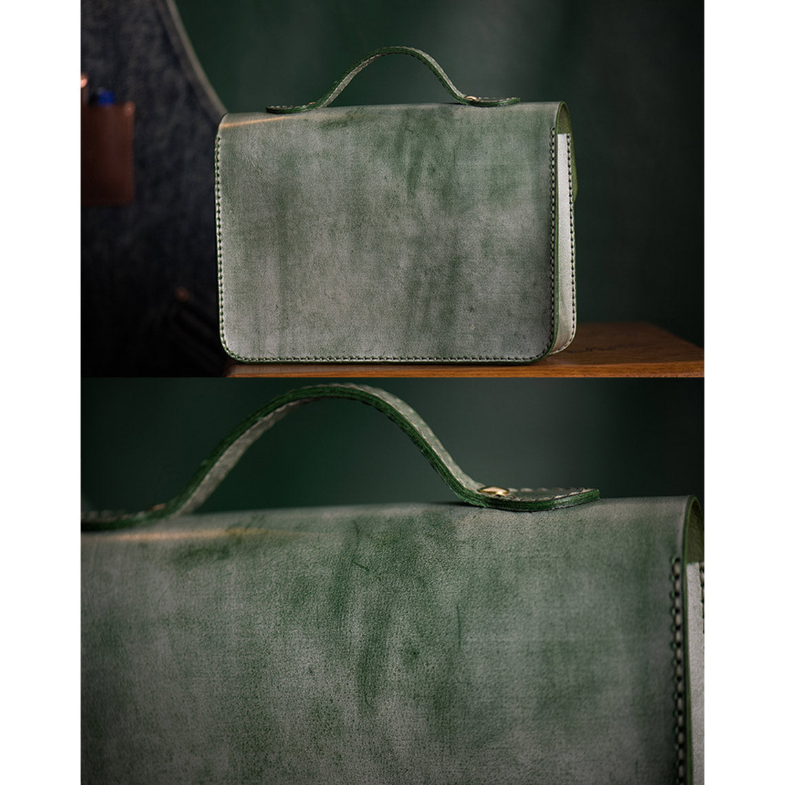 Wirkin® Vegetable Tanned Leather Satchel Crossbody Bag DIY Kits