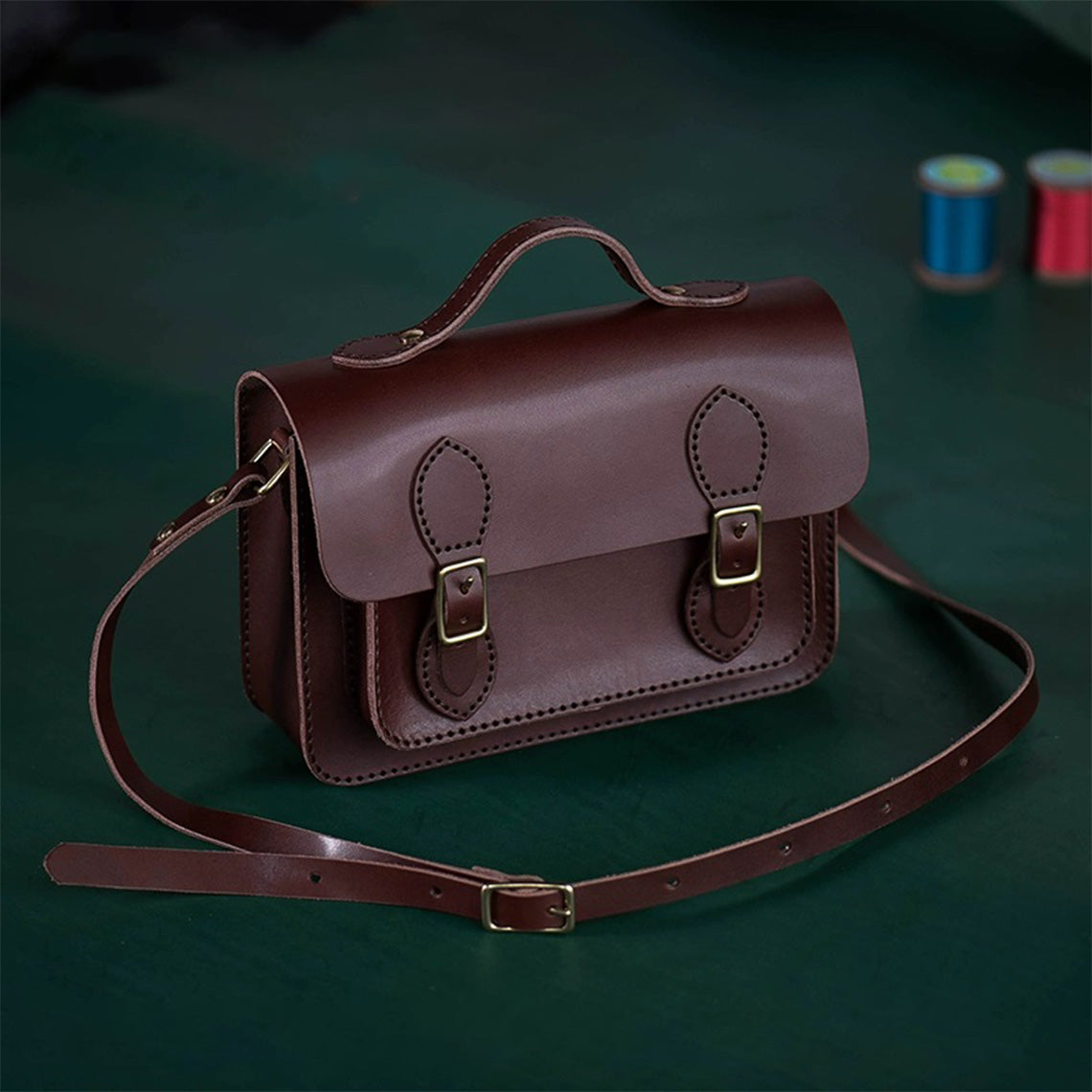 Wirkin® Vegetable Tanned Leather Satchel Crossbody Bag DIY Kits