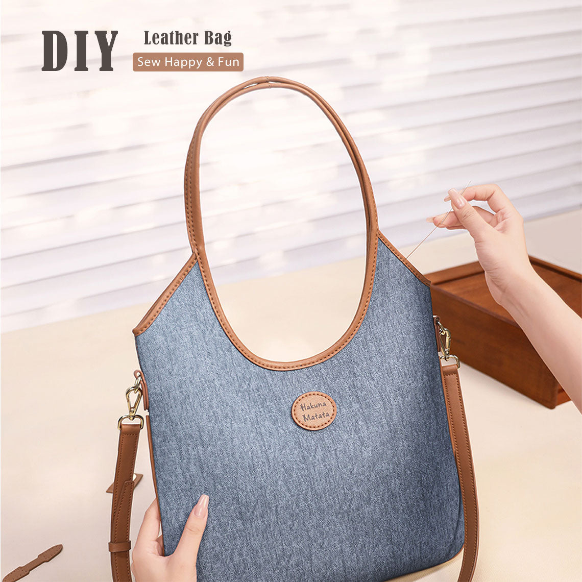 Leather Bag DIY Patterns Sewing Project for Beginners - Wirkin®