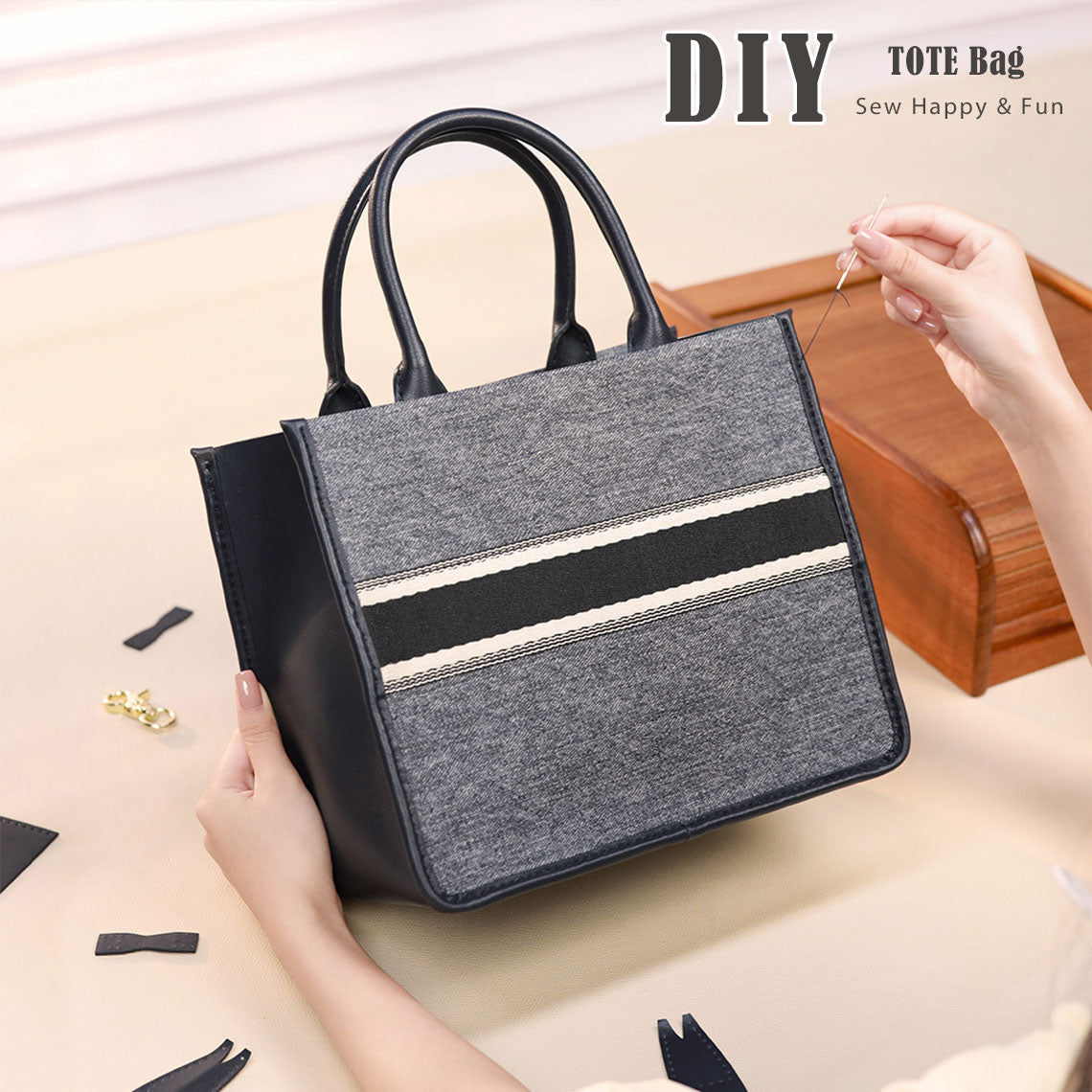 DIY Handmade Leather Tote Bag Kit | Make Your Own Leather Handbag - Wirkin®