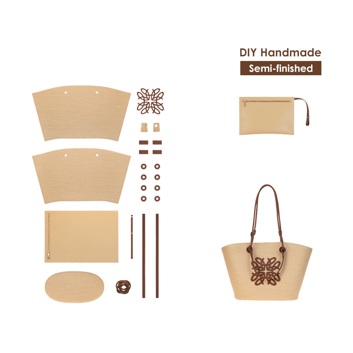DIY Tote Bag Kit Patterns | Designer Basket Bag for Women - Wirkin®