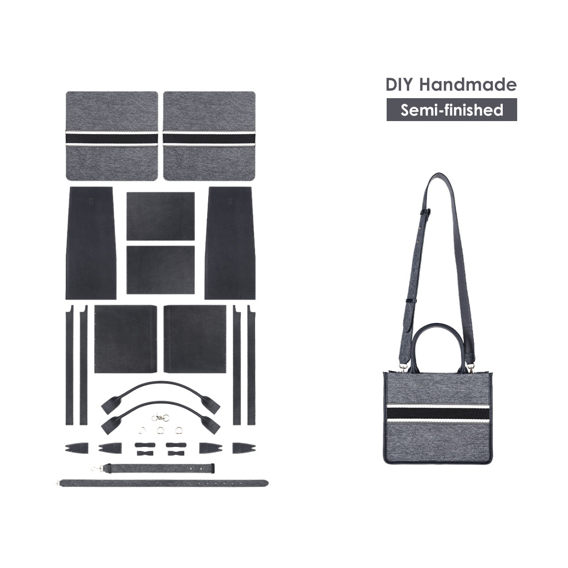 DIY Tote Bag Kit | Leather Tote Bag Pattern - Wirkin®