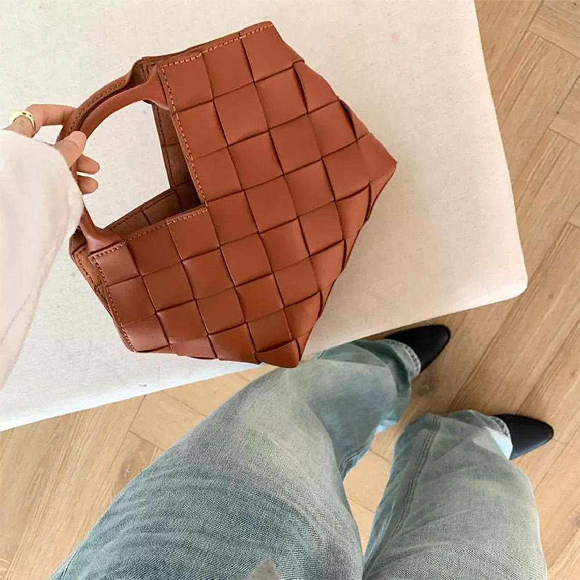 Wirkin® Vegan Leather Woven Handbag DIY Kit