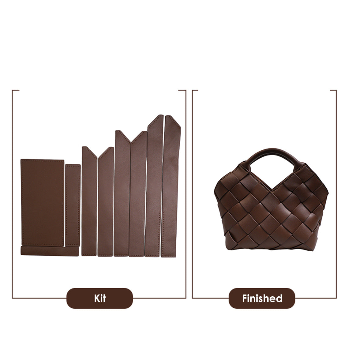 Wirkin® Vegan Leather Woven Handbag DIY Kit