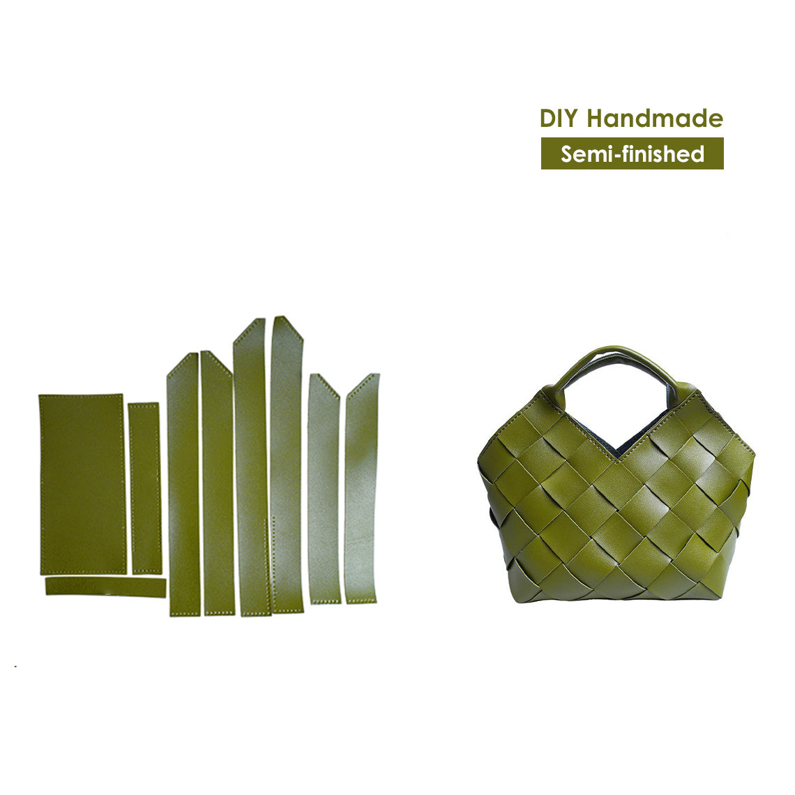 Leather Woven Handbag Patterns | Semi-finished Leather Bag Kits - Wirkin®