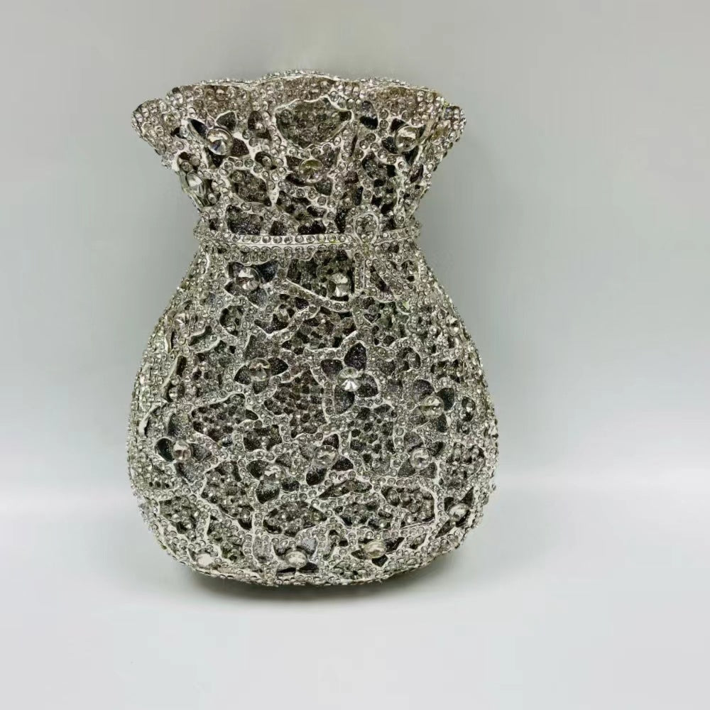 Women’s Full Rhinestones Pocket Evening Clutch Bags image 2