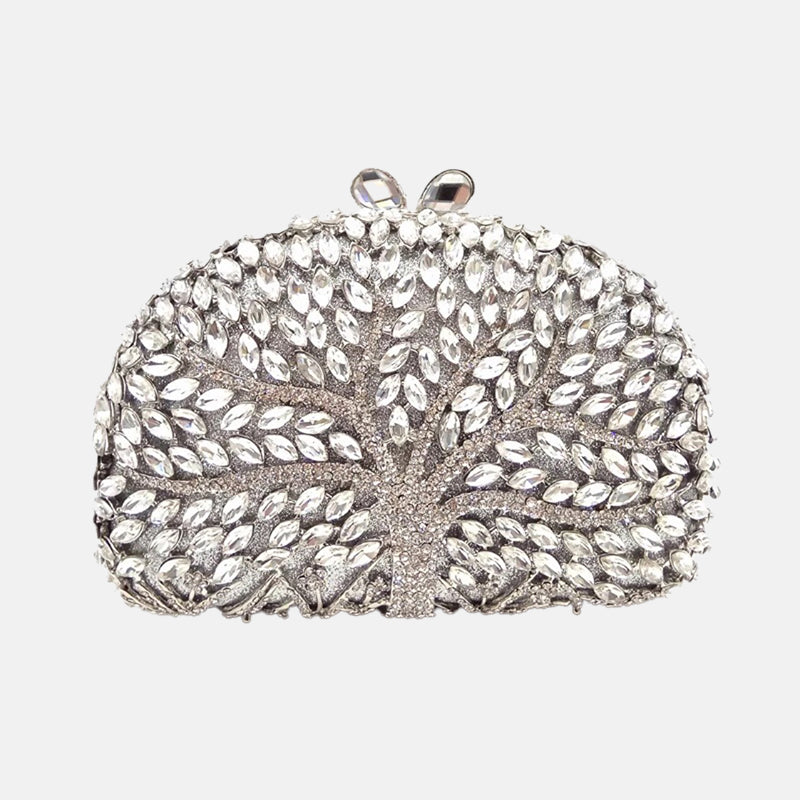 Women’s Colorful Rhinestone Tree Evening Clutch Bags image 5