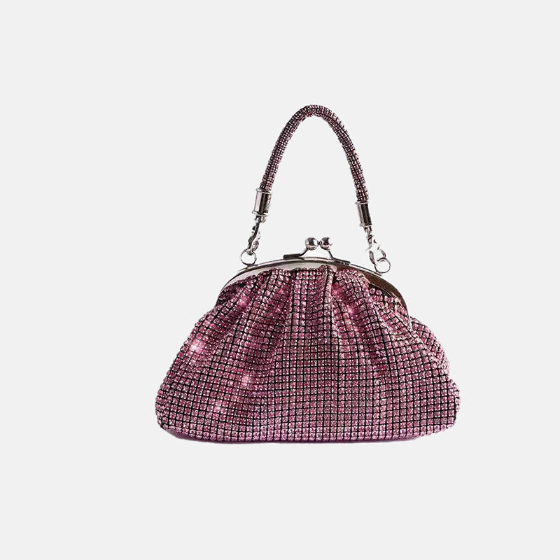 Women’s All Over Rhinestones Evening Clutch Bags with Straps image 4
