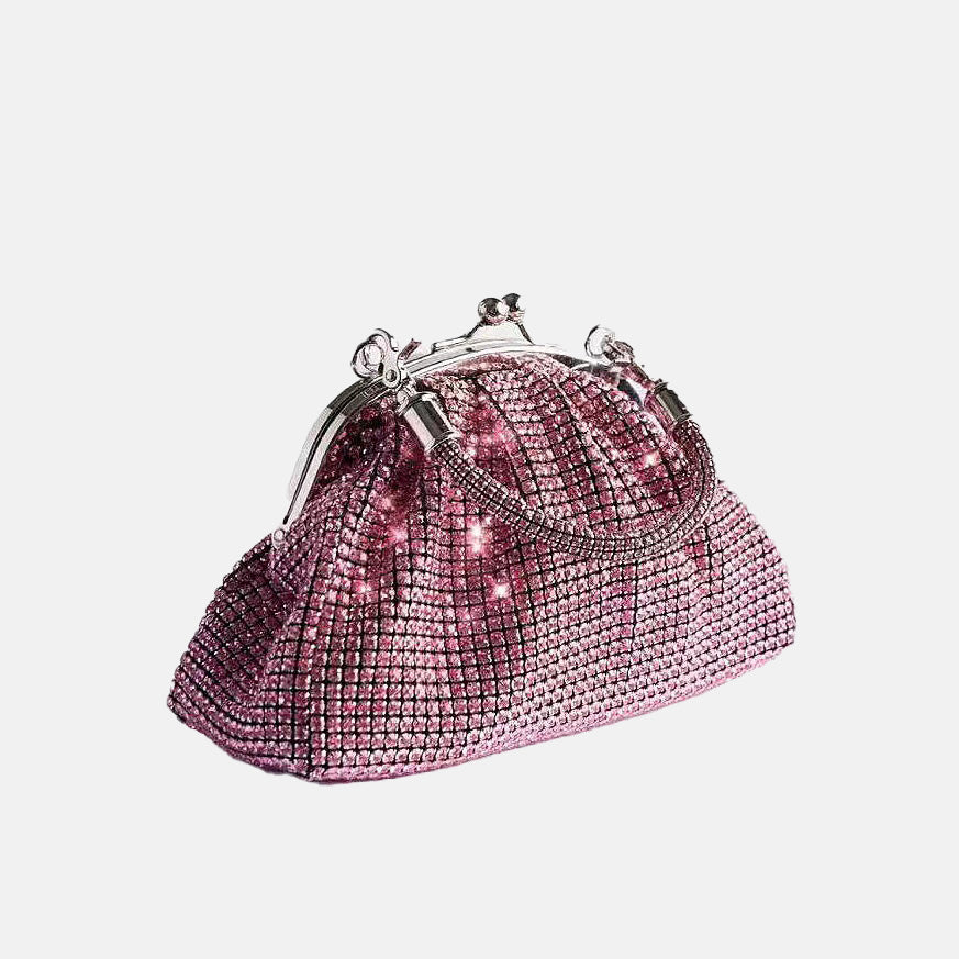 Women’s All Over Rhinestones Evening Clutch Bags with Straps image 5
