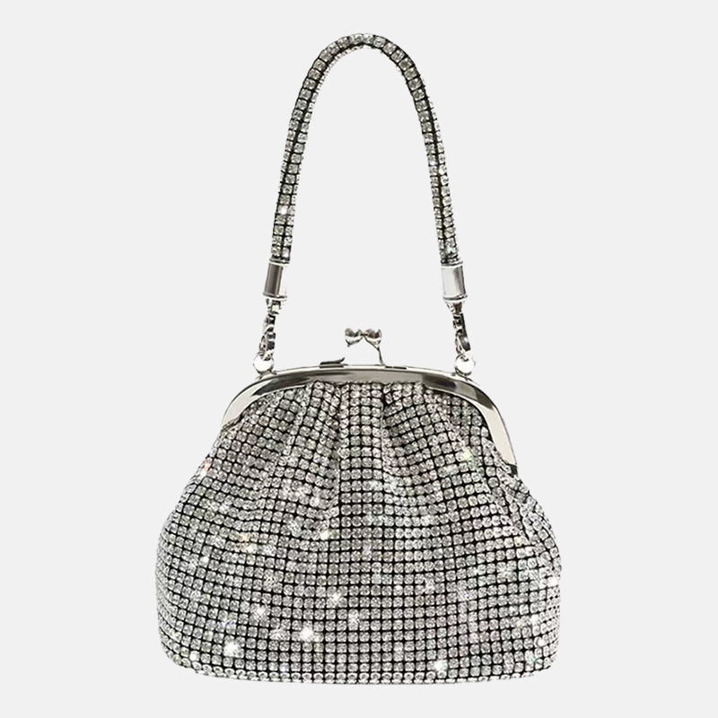 Women’s All Over Rhinestones Evening Clutch Bags with Straps image