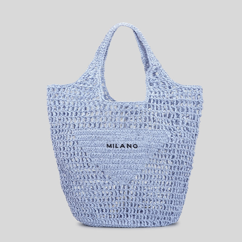 Women’s Straw Woven Hollow Out Beach Tote Bags image 6