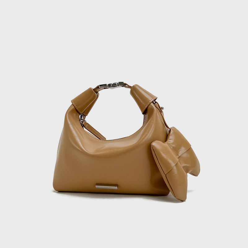 Women’s Convertible Genuine Leather Hobo Handbags image 3