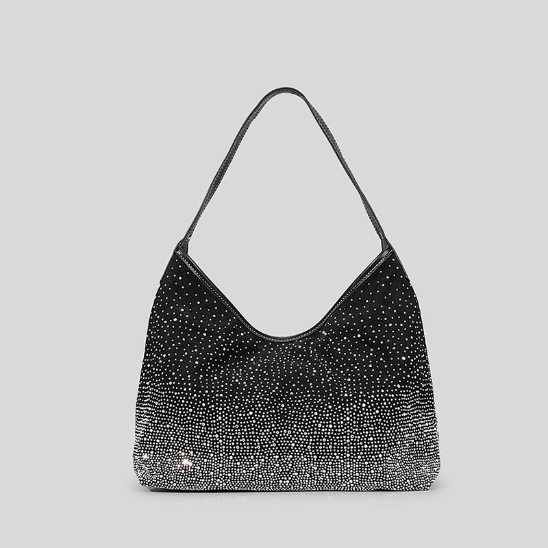 Women’s Rhinestone Canvas Hobo Bags image 2
