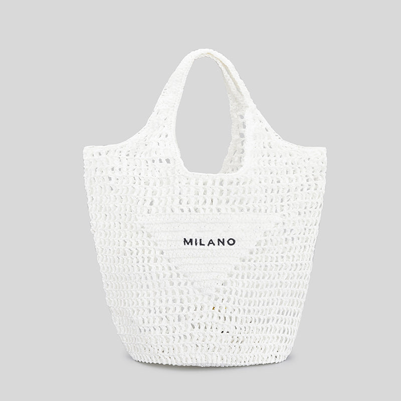 Women’s Straw Woven Hollow Out Beach Tote Bags image 8