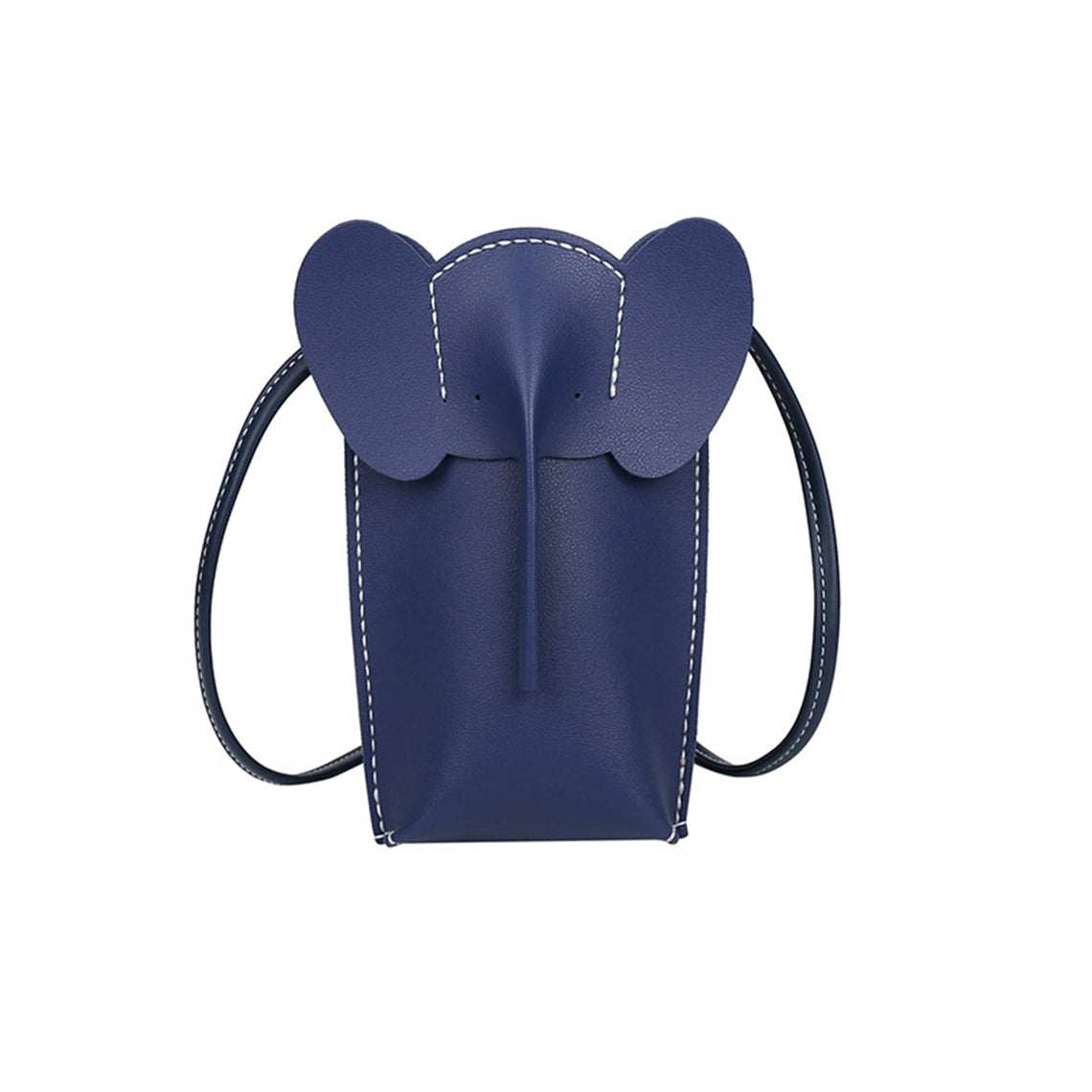 DIY Bag Making Kit | Navy Blue Leather Elephant Purse Kit - Wirkin™