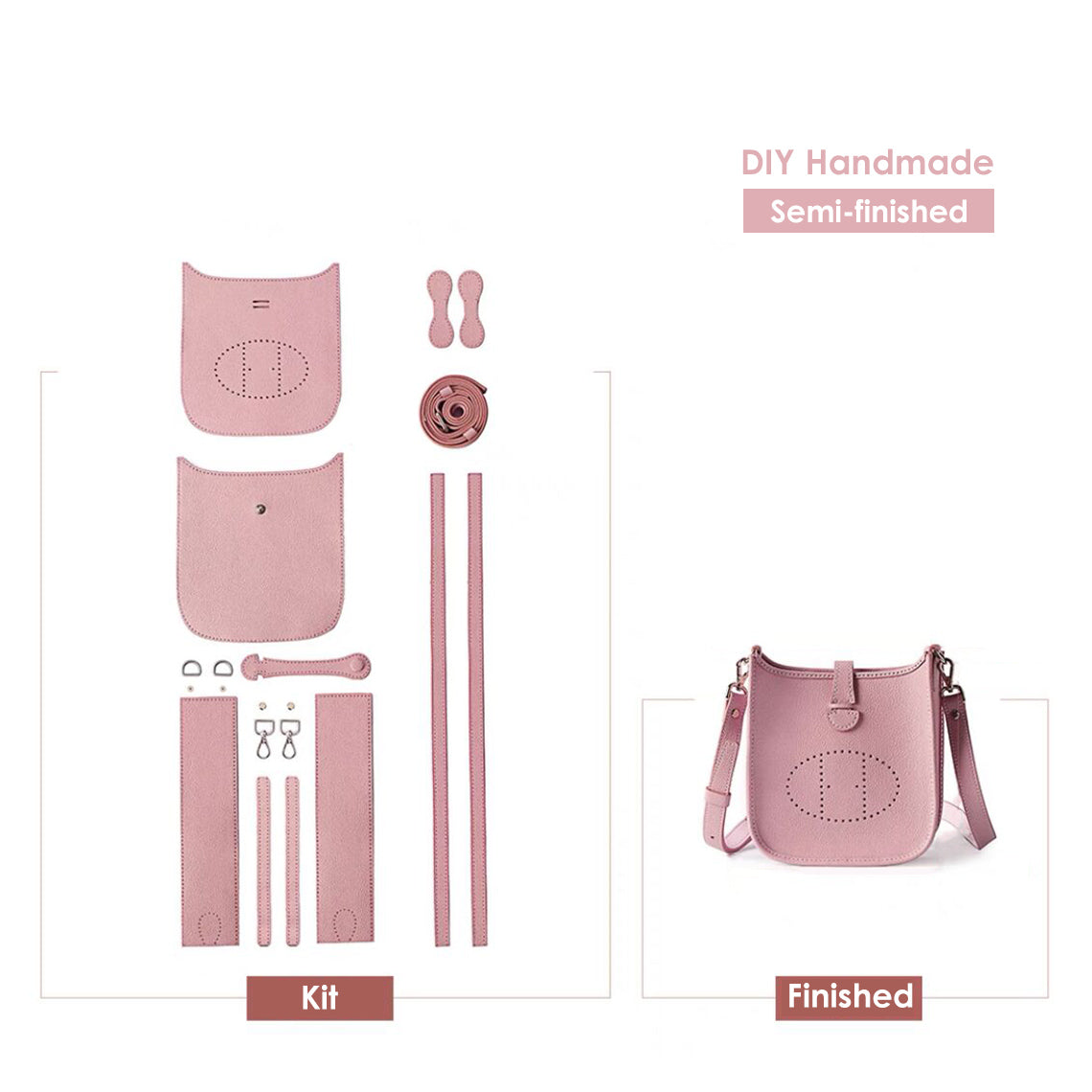 Eveline Bag Leather Mini Crossbody Bag DIY Kit - Wirkin®
