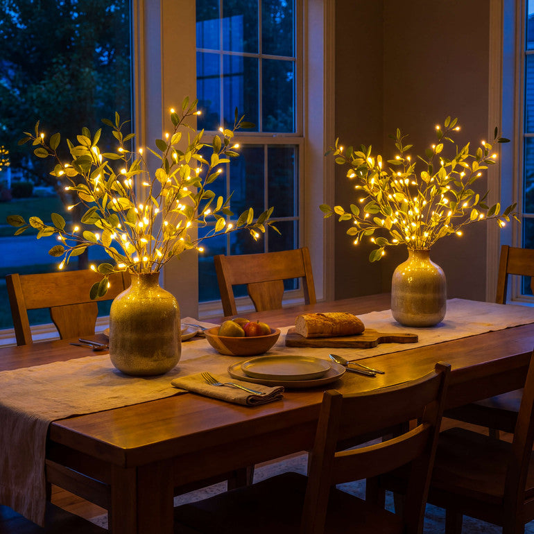Fairy Light Olive Branch