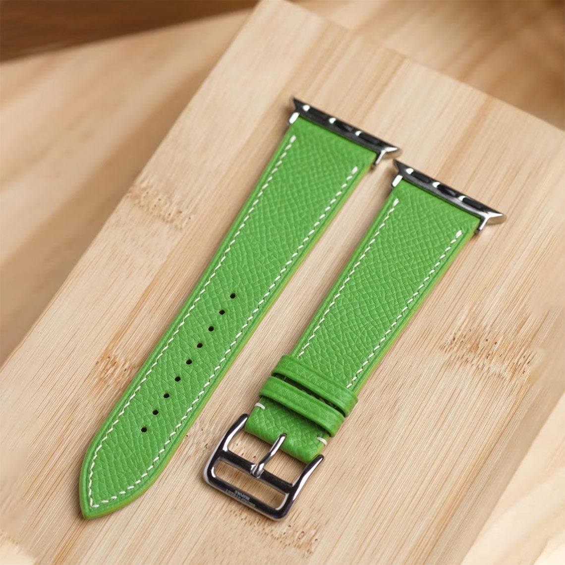 Green Apple Watch Band | Leather Watch Bands DIY Kit - Wirkin®