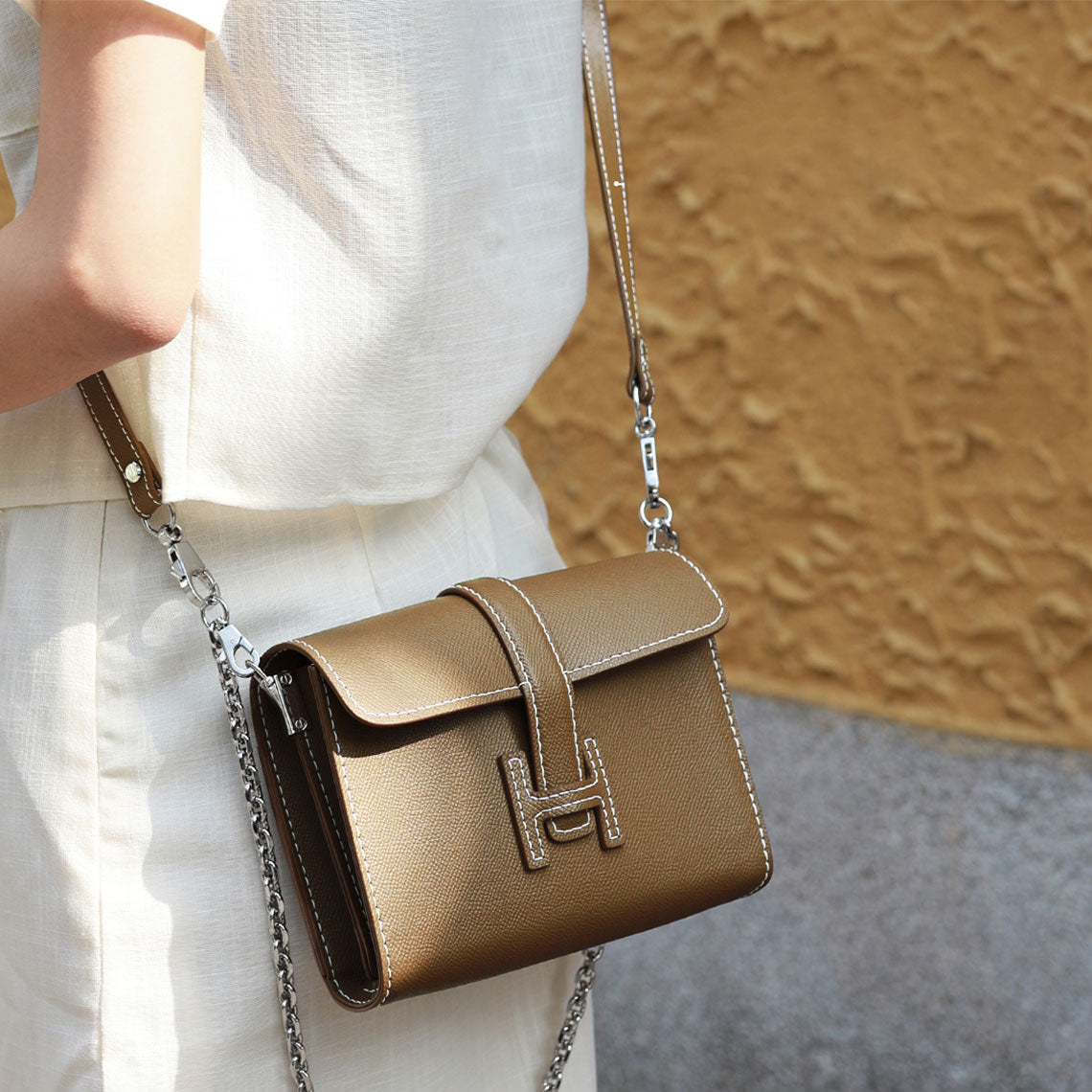 Inspired Tan Square Bag  DIY Kit | Wirkin™