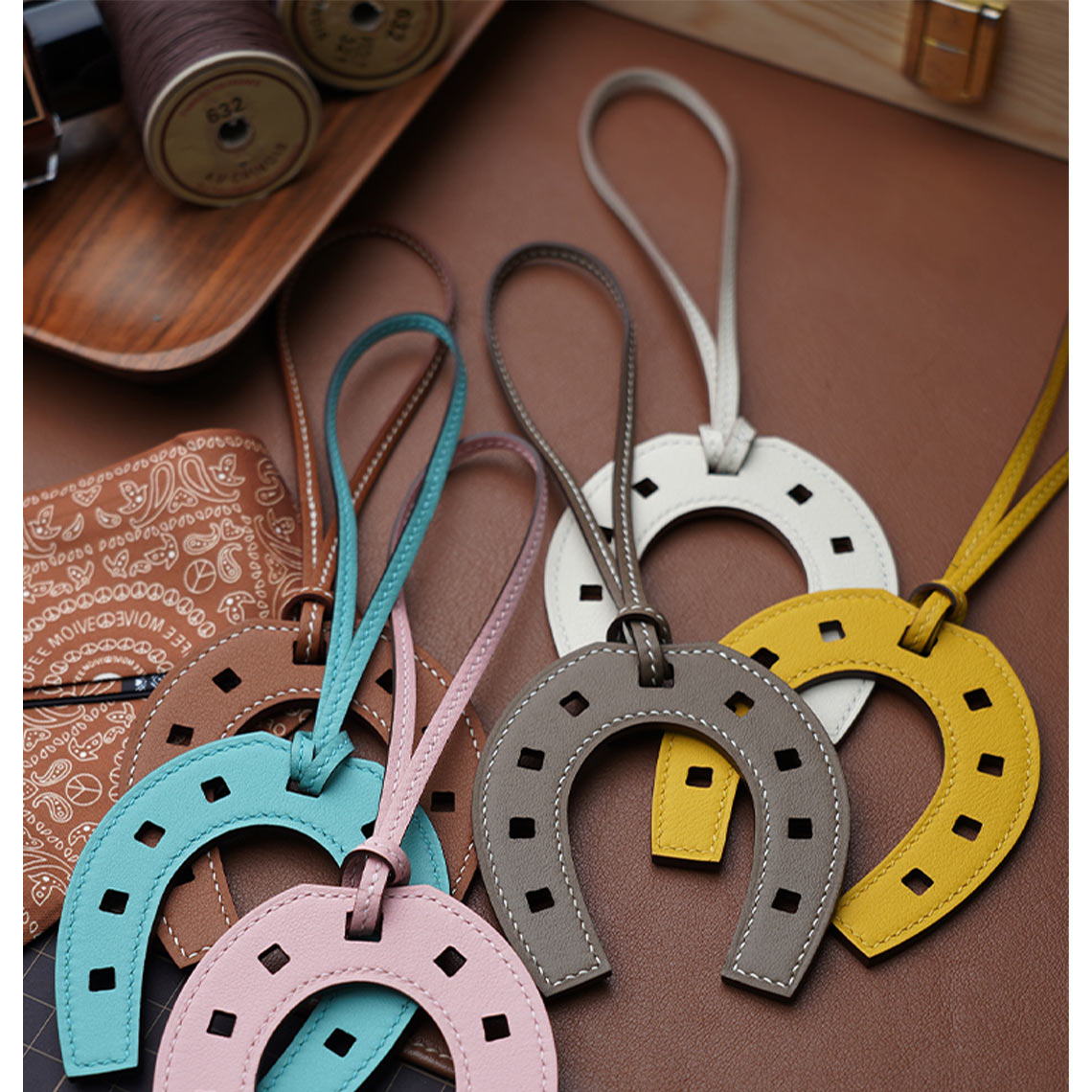 Luxury Design Leather Charm | Make Your Own Bag Charms - Wirkin®