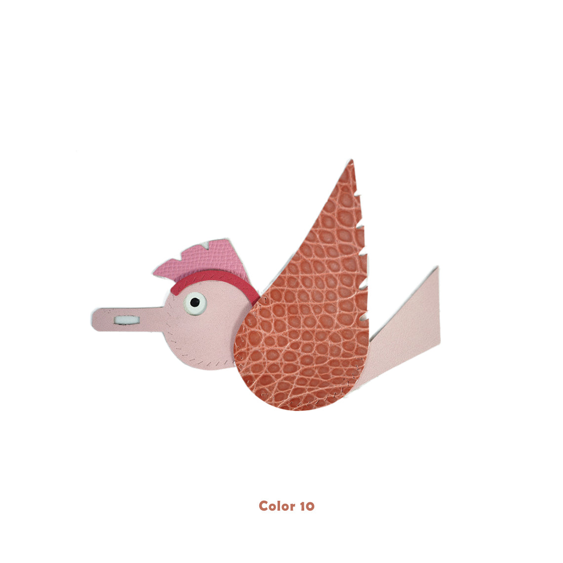 Hermes Birdy Charm Pink Exotic Croc | Make It Your Own Kits - Wirkin®