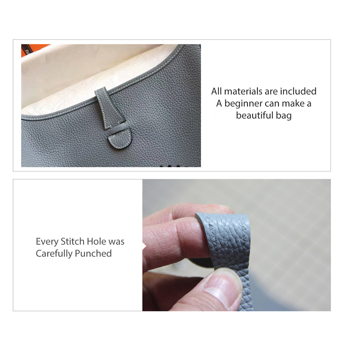 Wirkin® Full Grain Leather Mini Eveline Bag DIY Kit