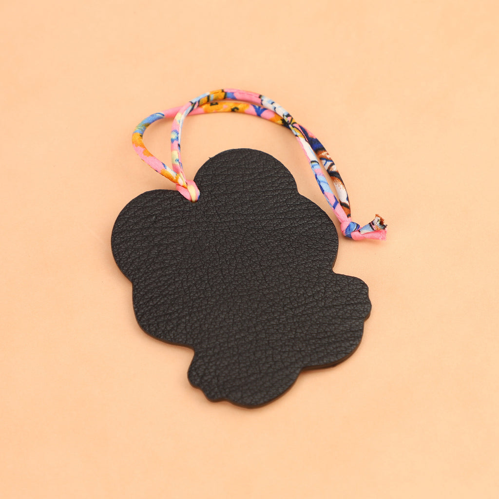 Frog-shaped Bag Charm, Genuine Leather Accessory, Cute and Versatile