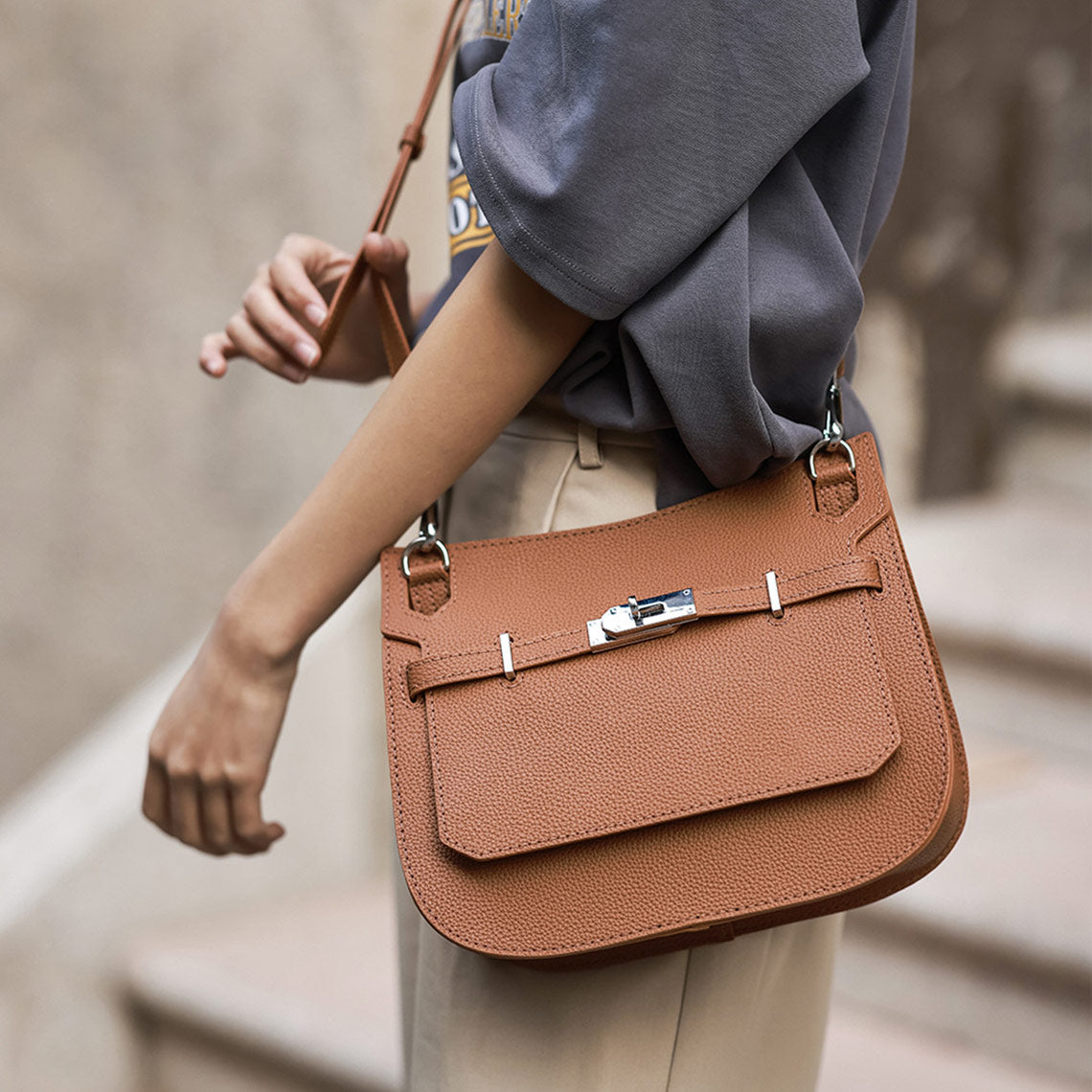 Wirkin® Top Grain Leather Jypsiere Crossbody Bag DIY Kit