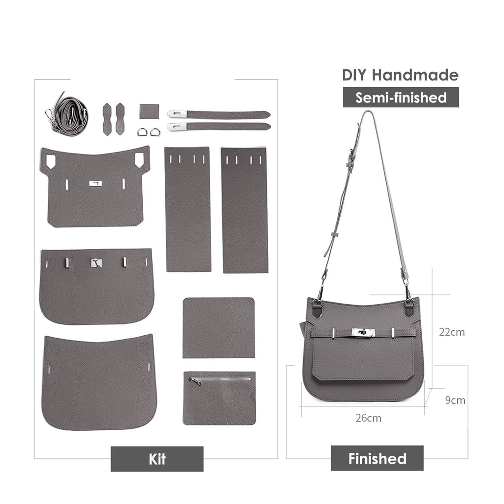Jypsiere Bag DIY Leather Kit Handmade | DIY Crossbody Bag Kits - Wirkin™