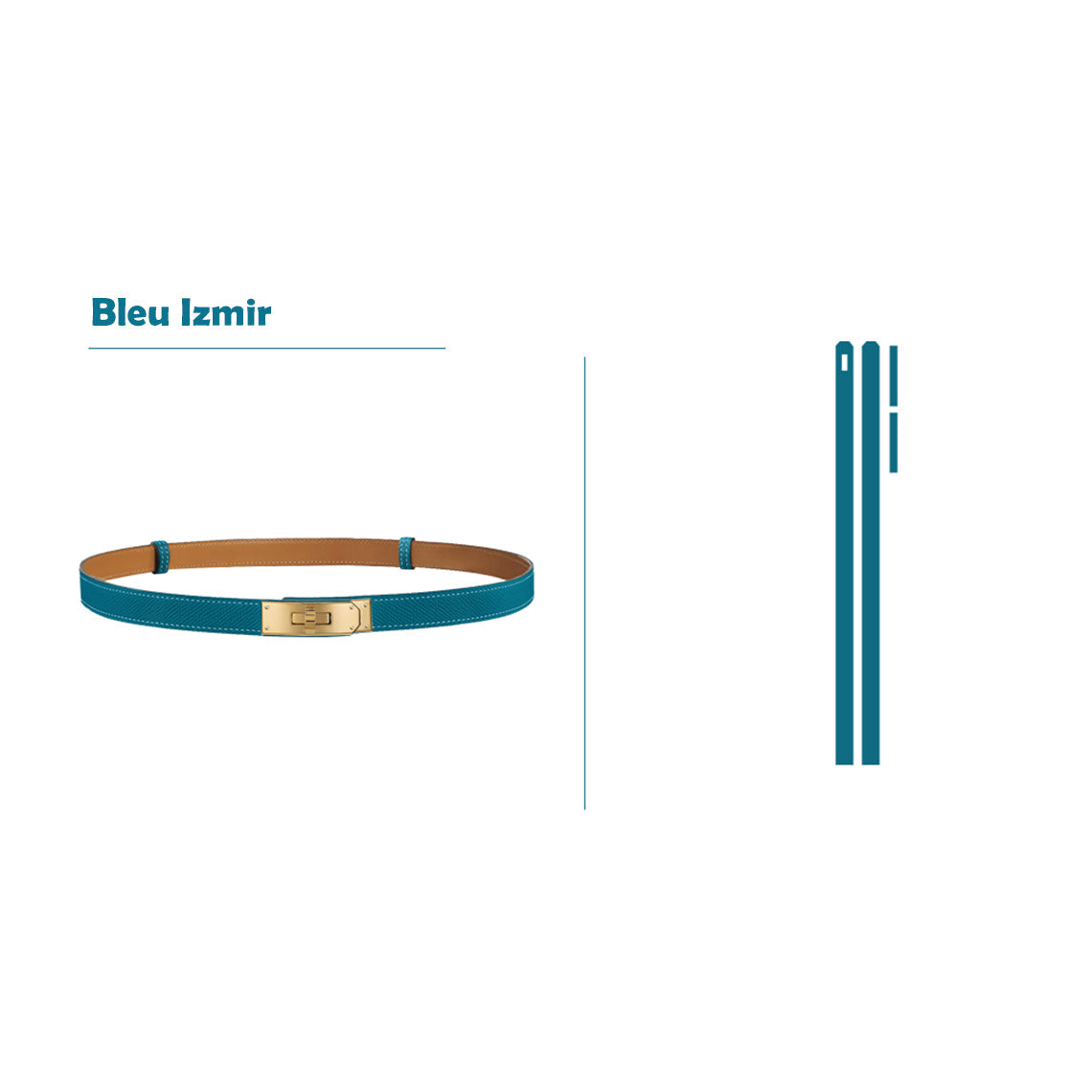 Wirkin® Epsom Leather Inspired Kelly Slim Belt DIY Kits