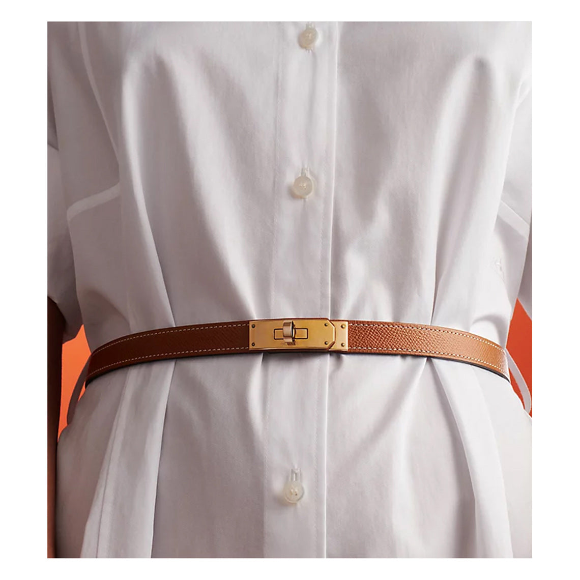 Hermes Kelly Belt Brown DIY Kit to Make Leather Belt - Wirkin®