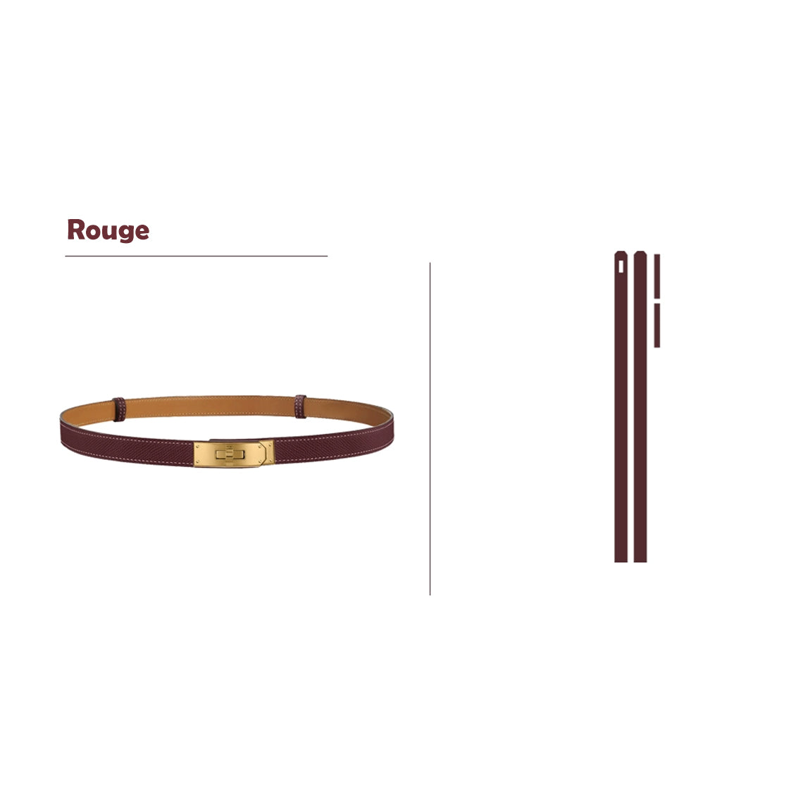 Wirkin® Epsom Leather Inspired Kelly Slim Belt DIY Kits