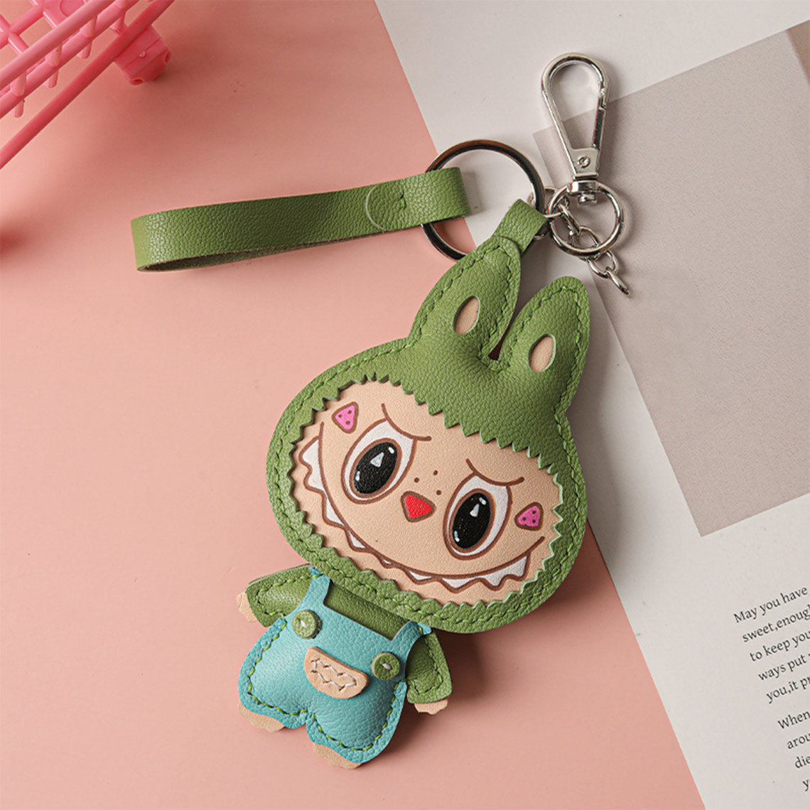 Green Monster Doll Keychain DIY Kit | Beginner DIY Projects - Wirkin®