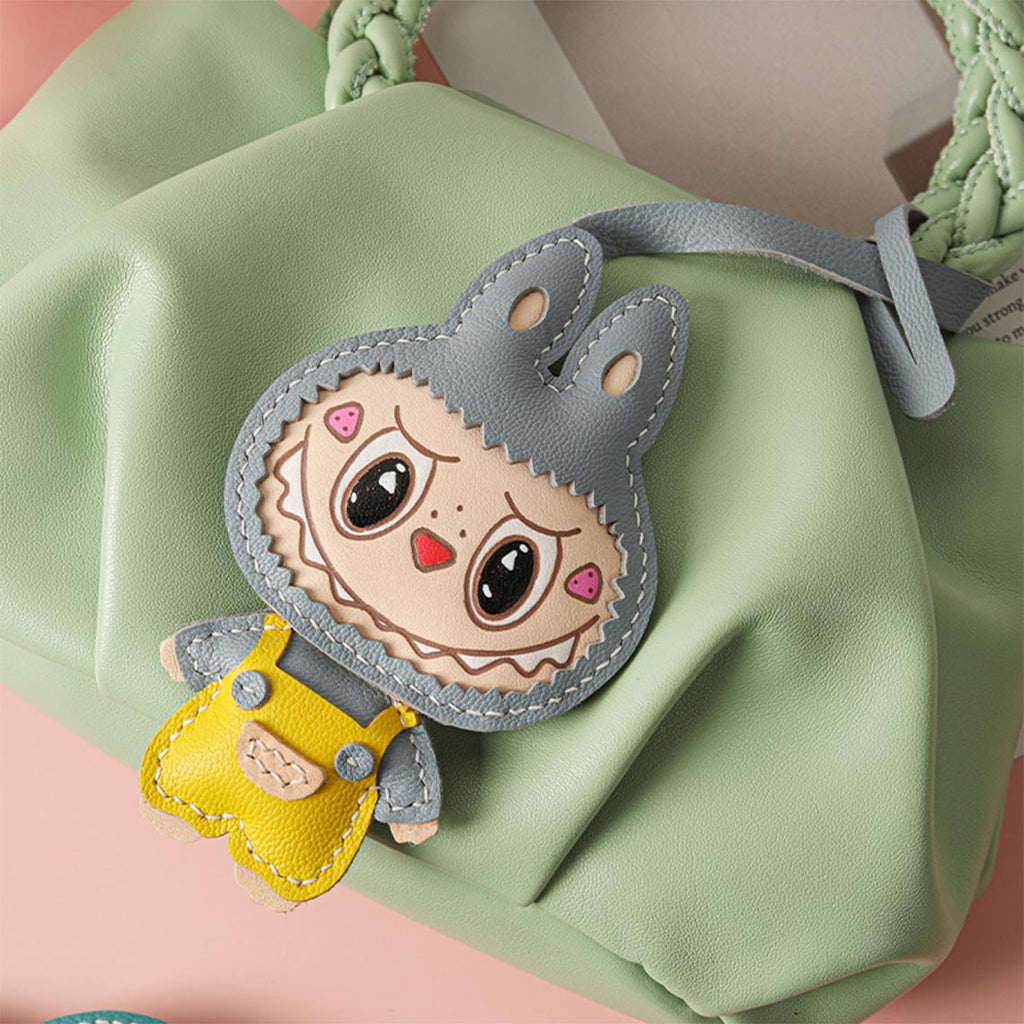 Wirkin® Leather Monster Doll Keychain DIY Kits