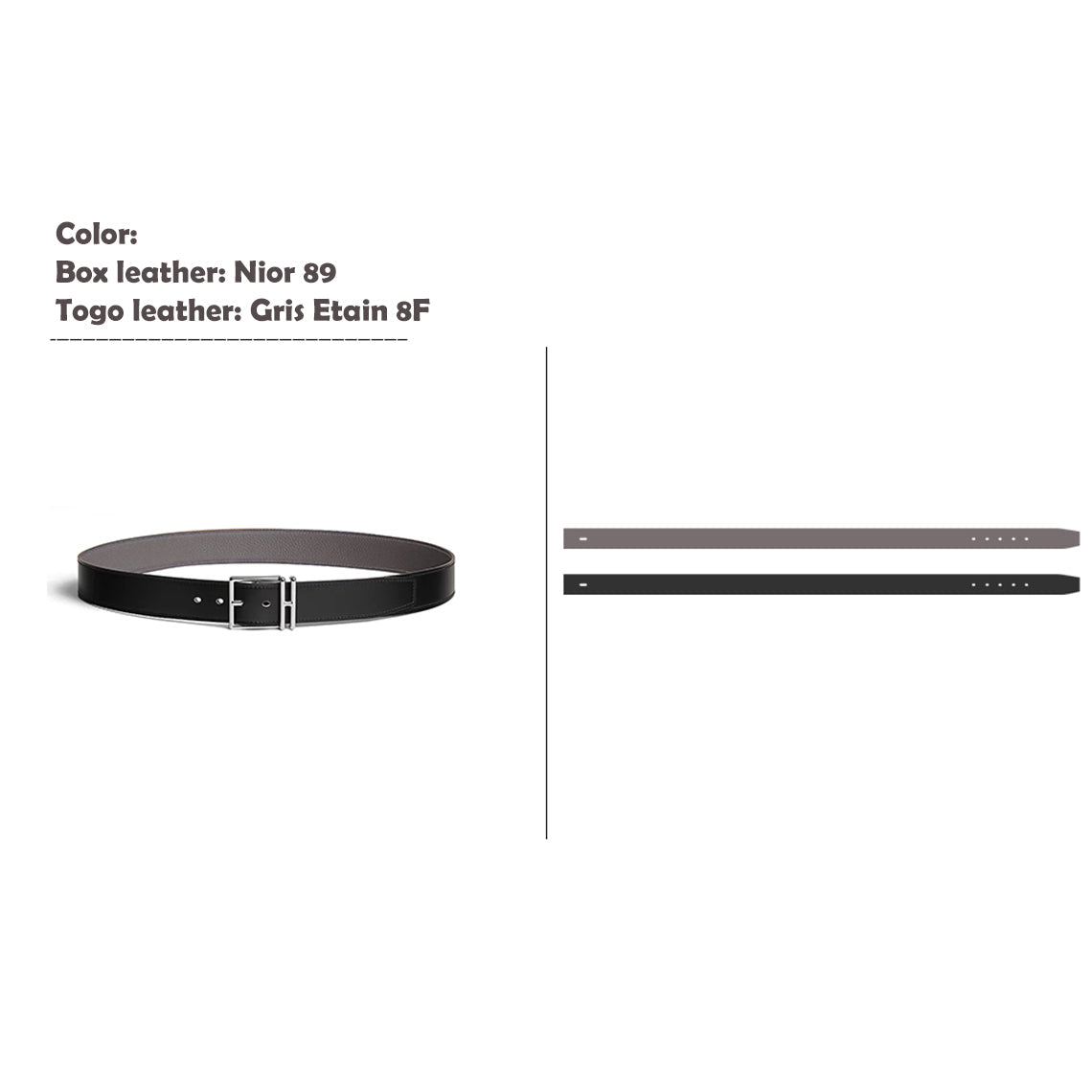 Wirkin® Full Grain Leather Inspired Men's Belt DIY Kits