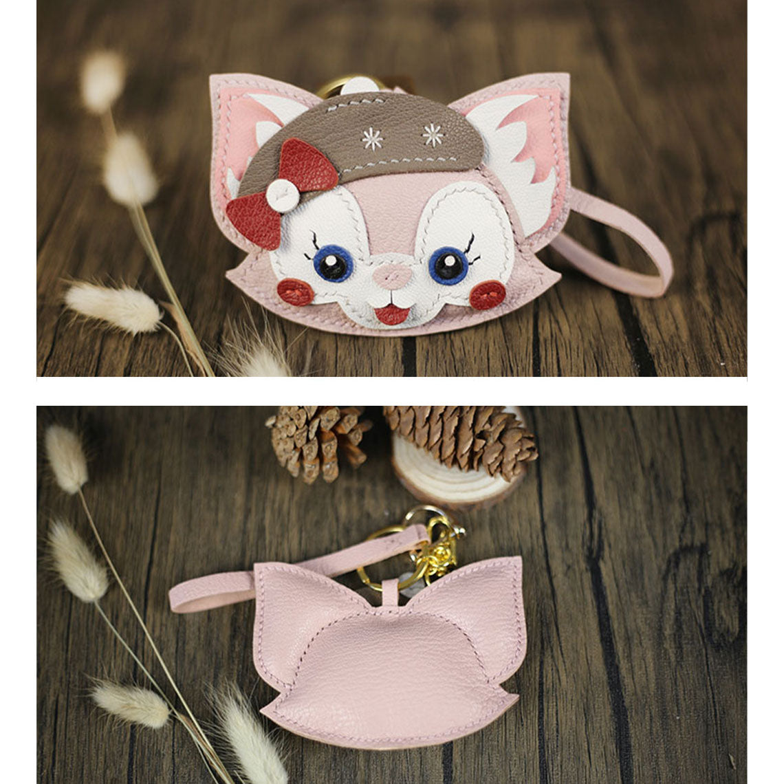 Pink Fox Keychain DIY Kit - Keychain LinaBell Kit  | Wirkin™
